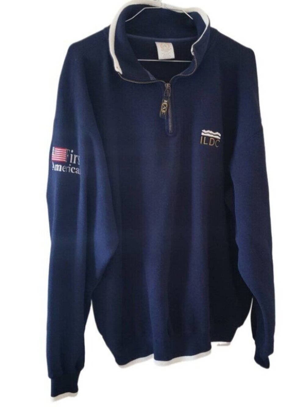 BAC Premier Men's Navy Blue ILDC 1/4 Zip Pullover